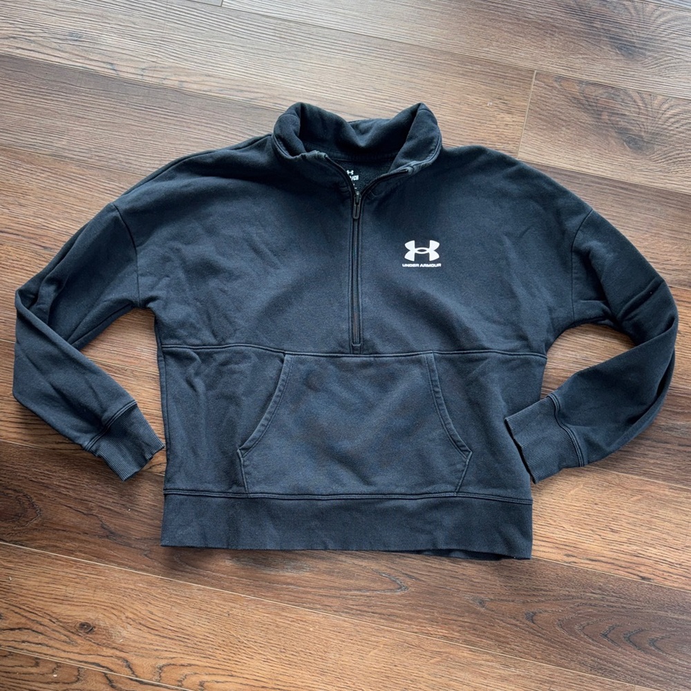 Under Armour Black Half-Zip Sweatshirt
